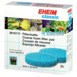 Espuma filtrante EHEIM para filtro Classic 600 (paquete de 2)