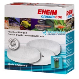 EHEIM Filtro in cotone per filtro Classic 600 - Confezione da 3