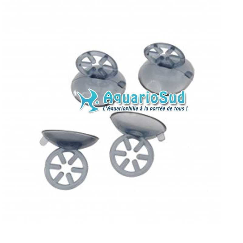 EBI - Lot de 4 ventouses à anneau pour le maintien des tuyaux 4/6 mm dans l'aquarium