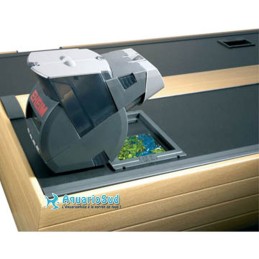 EHEIM twinfeeder - 2 compartiments d'alimentation séparées pour des granulés, des bâtons, des pastilles, des flocons