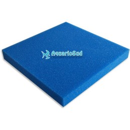 Blaue Schaumstoffplatte 100x100x5 cm | Mittlere Körnung zum Zurückhalten von Verunreinigungen.