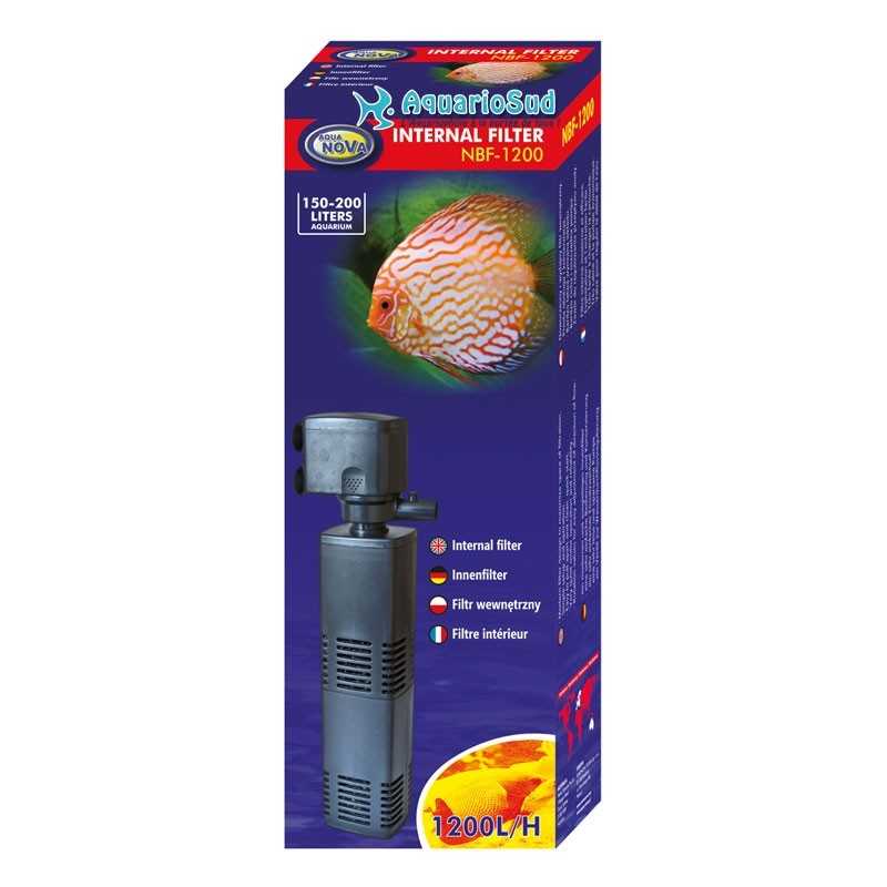 AQUA NOVA NBF-1200 - Filtro interno per acquario 150 - 200 L