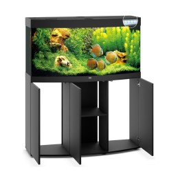 JUWEL Vision 260 LED Negro con Gabinete SBX