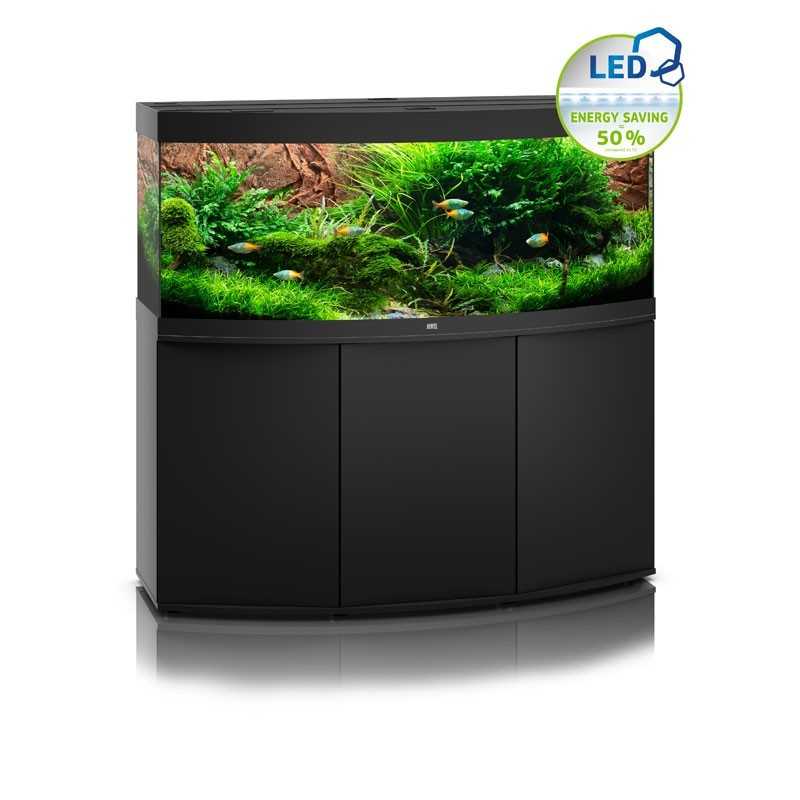 JUWEL Vision 450 LED Negro con Gabinete SBX