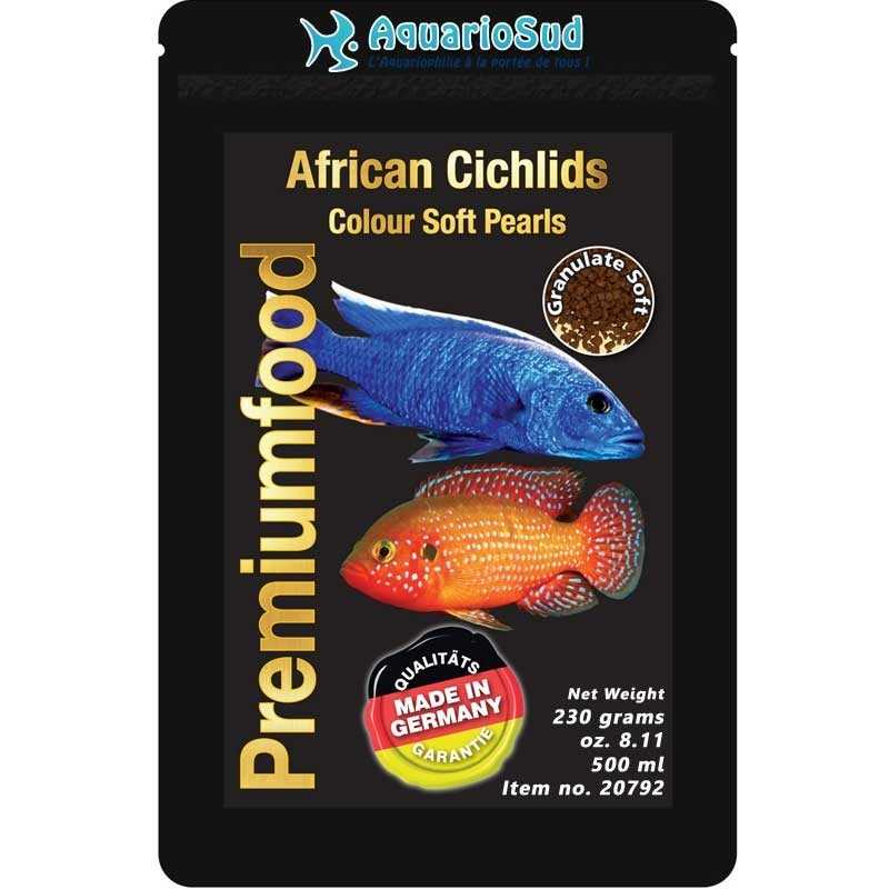 DISCUSFOOD Perle Colorate per Ciclidi Africani - 230gr