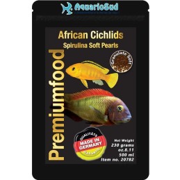 Perlas de espirulina para cíclidos africanos DISCUSFOOD - 230 gr