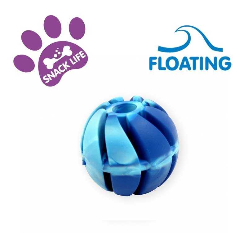 DOG LIFE STYLE Snackball Flottant 4cm - Arôme Vanille