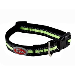 PETNOVA Reflektierendes schwarzes Hundehalsband