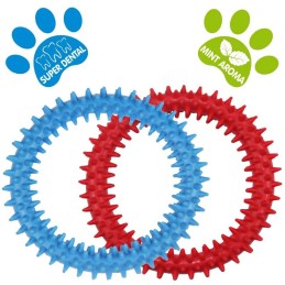 DOG LIFE STYLE Anneau dentaire Ø 12.5cm - Arôme menthe
