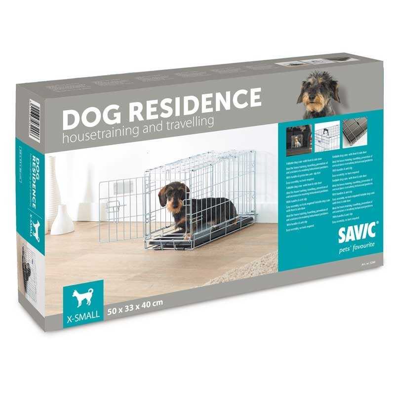 SAVIC Cage pliable Dog Résidence 50 cm - Emballée