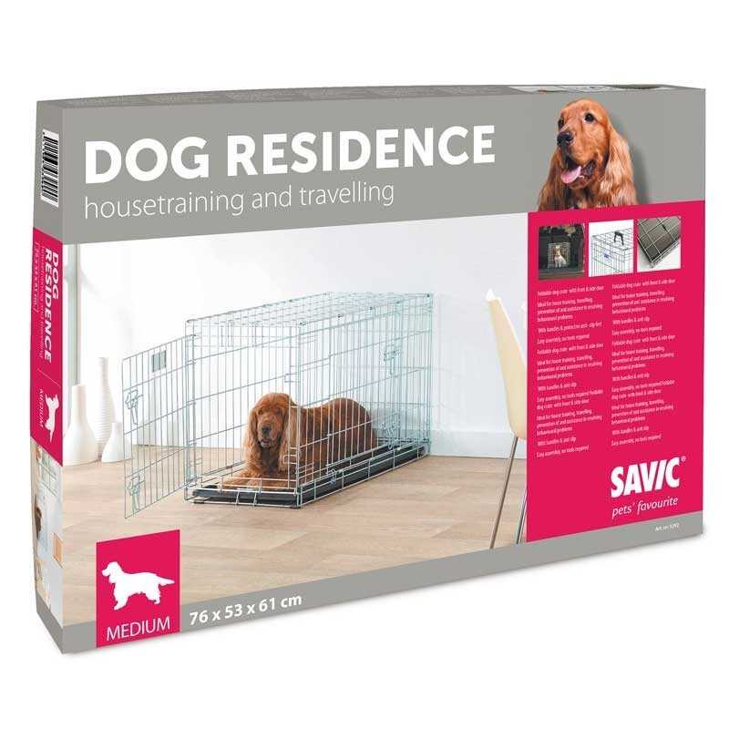 SAVIC Cage pliable Dog Résidence 76 cm - Emballée