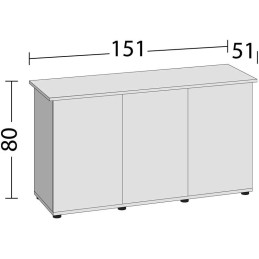 Meuble JUWEL SBX Rio 400/450 noir