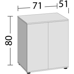 Meuble JUWEL SBX Lido 200 noir