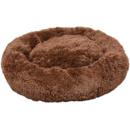 Coussin rond anti-stress pour chien Ø 70cm - Colori marron