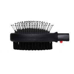 Brosse 2en1 sans poignée pour chien