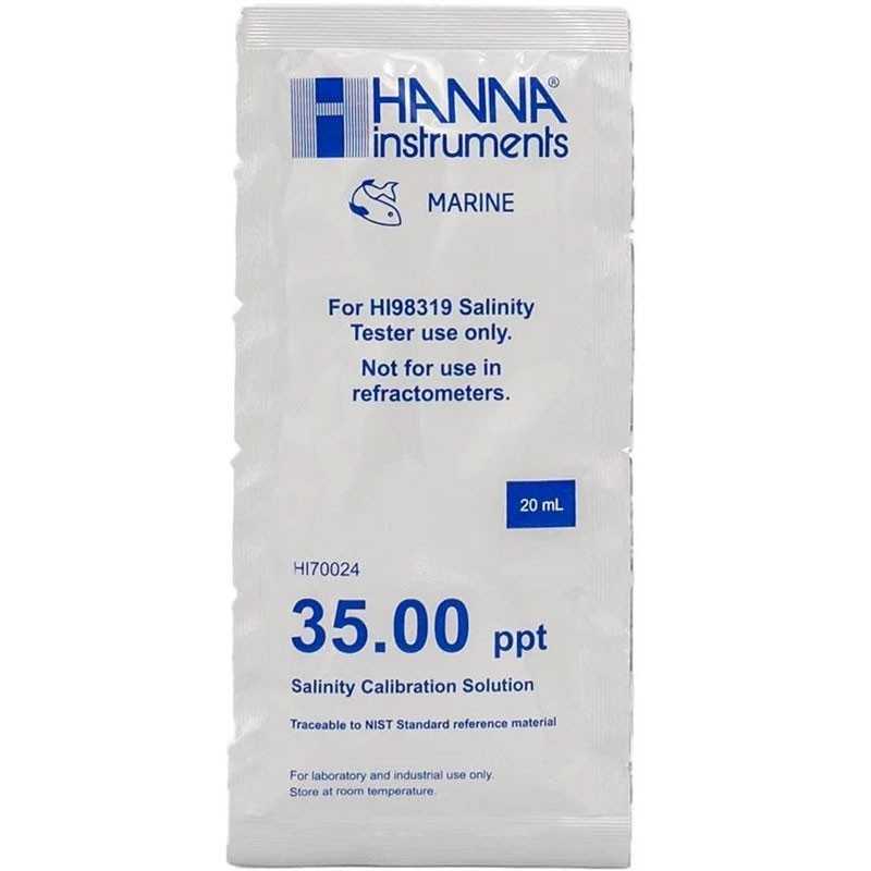 Soluzione di calibrazione della salinità HANNA HI70024P 35,00 g/L (ppt)