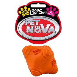 DOG LIFE STYLE Crazzy Ball, 5cm, Orange, Vanillegeschmack