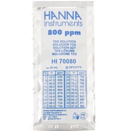 HANNA HI70080 800 ppm Kalibrierlösung für Leitfähigkeitsmessgerät