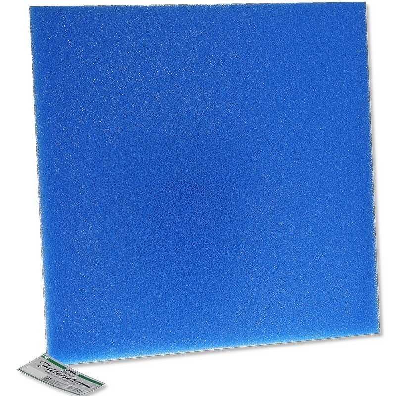 JBL Mousse bleue 50x50x10cm - Grain large (10 ppi)