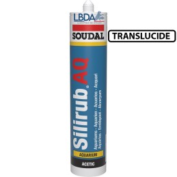 SOUDAL Silirub AQ Translucent - Spezielles Aquariensilikon