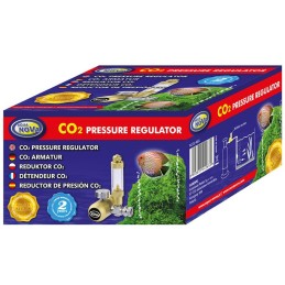 Regulador de CO2 AQUA NOVA con electroválvula y contador de burbujas