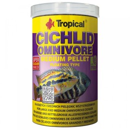 TROPICAL Cichlid Omnivore Small Pellet 1000ml