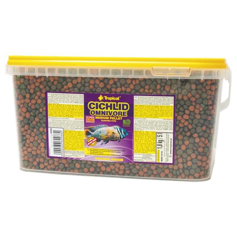 TROPICAL Cichlid Omnivore Small Pellet 5 Liter