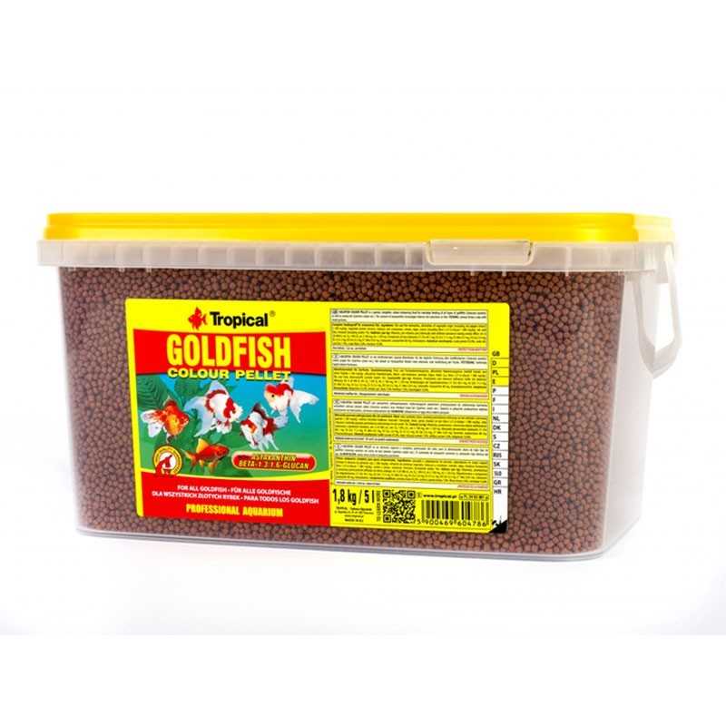 Colorante Tropical Goldfish Pellet 5 litros