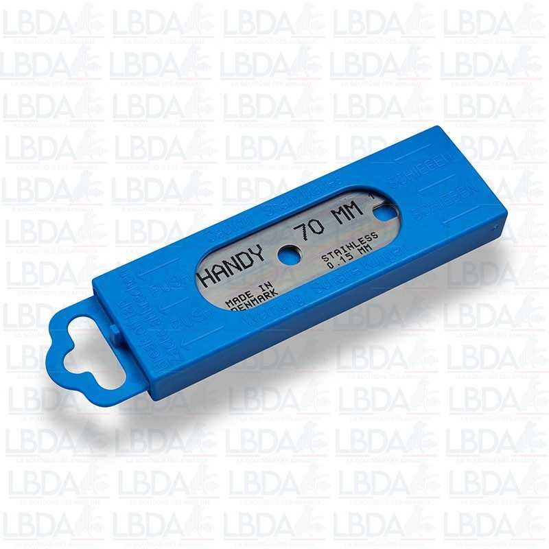 JFB Set di 5 lame di ricambio Aqua-T Handy da 70 mm