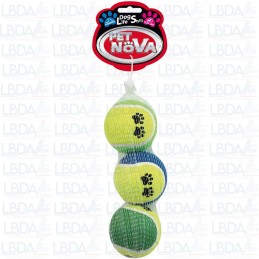 PET NOVA Balle de tennis Flottantes - Lot de 3