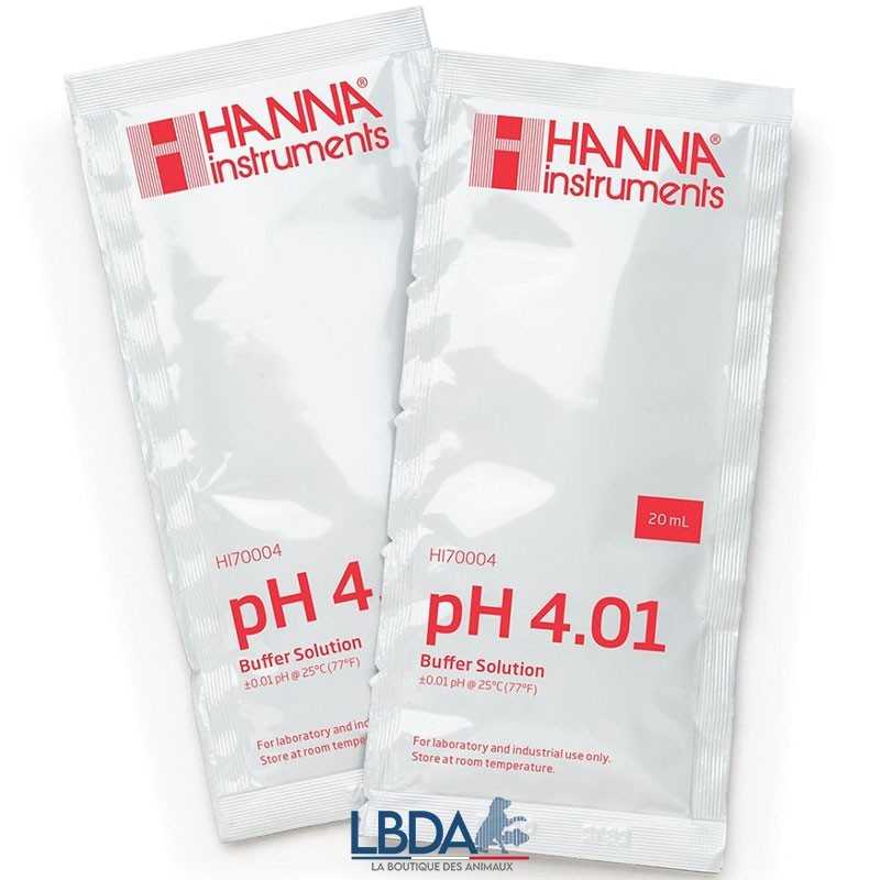 HI70004P Tampone soluzione pH 4.01, 1 bustina da 20 mL