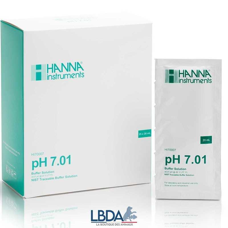 HANNA INSTRUMENTS HI70007P - Soluzione tampone pH 7,01 - 25 bustine da 20 mL