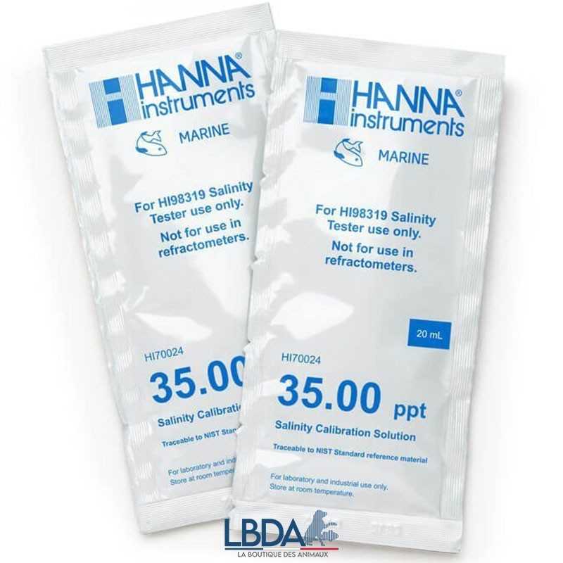 HANNA INSTRUMENTS HI70024P - 25 soluzioni di calibrazione della salinità a 35,00 g/L (ppt)