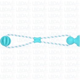 PET NOVA Ball am Seil mit Saugnapf 7 cm