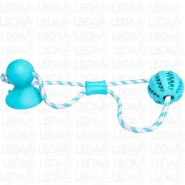 PET NOVA Ball am Seil mit Saugnapf 7 cm