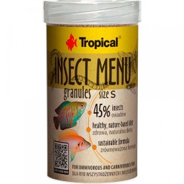 TROPICAL Insektenmenü Granulat - Größe S - 100 ml