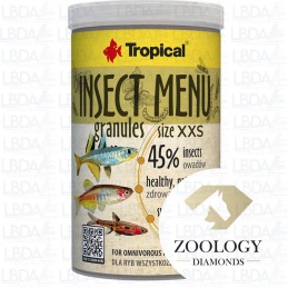 TROPICAL Insektenmenü Granulat - Größe XXS - 1000ml