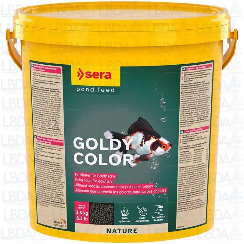 SERA Goldy Color Spirulina Nature 10 Litres