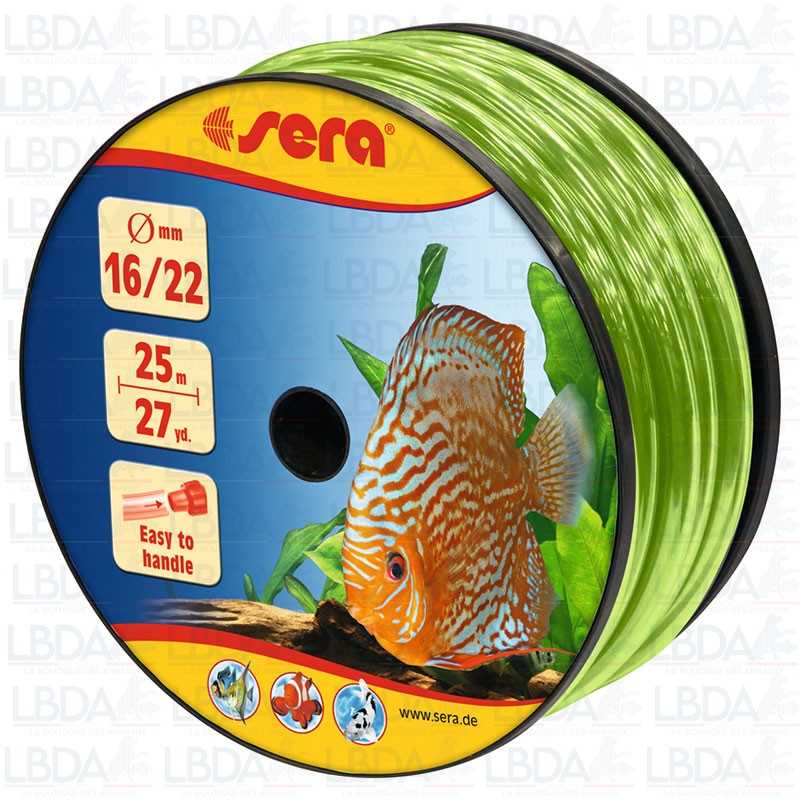 SERA Tuyau souple vert 16/22mm - Vendu au mètre