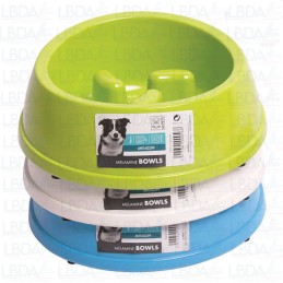 M-PETS Melamine Bowl - Gamelle anti-glouton pour chien 900ml