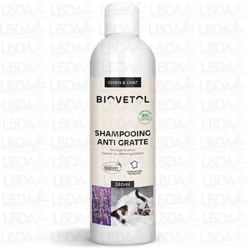 Shampoing Bio Anti Démangeaisons Biovetol - 240ml