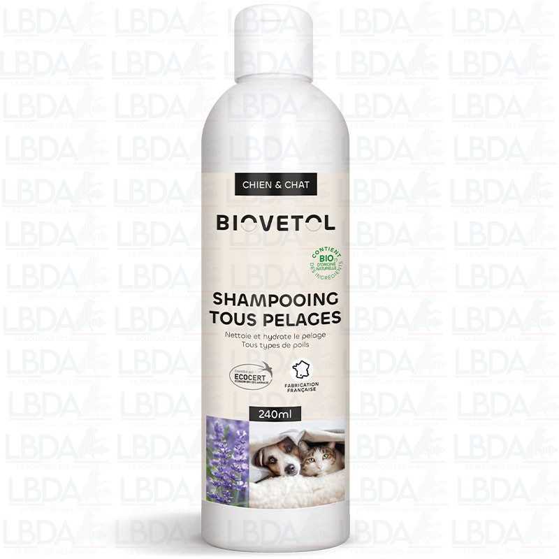 Shampooing Naturel Bio Tous Pelages BIOVETOL 240ml