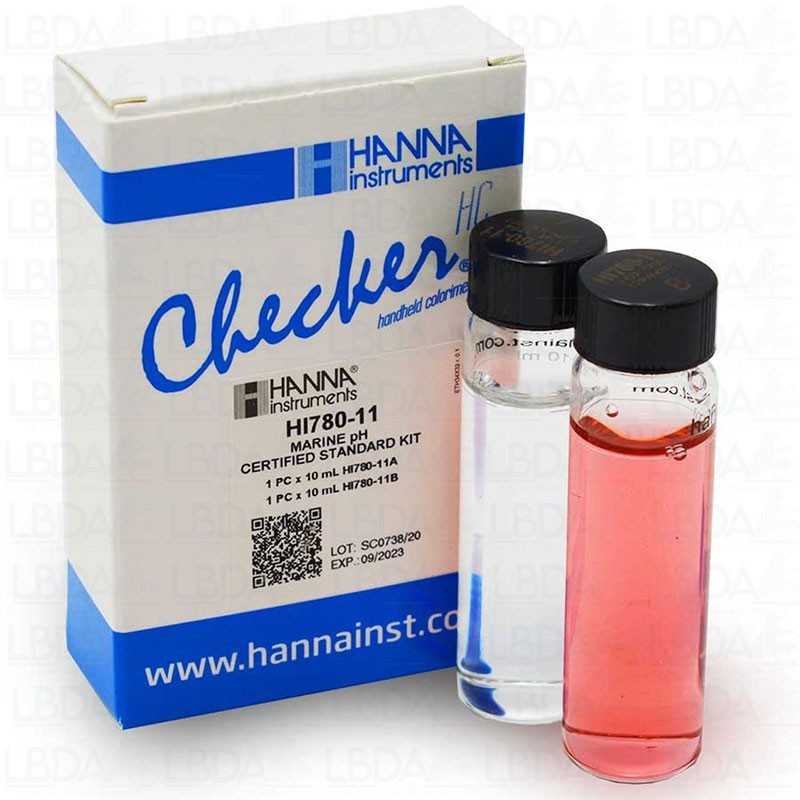 HANNA INSTRUMENTS HI780-11 - Certified Standard Kit for Marine pH