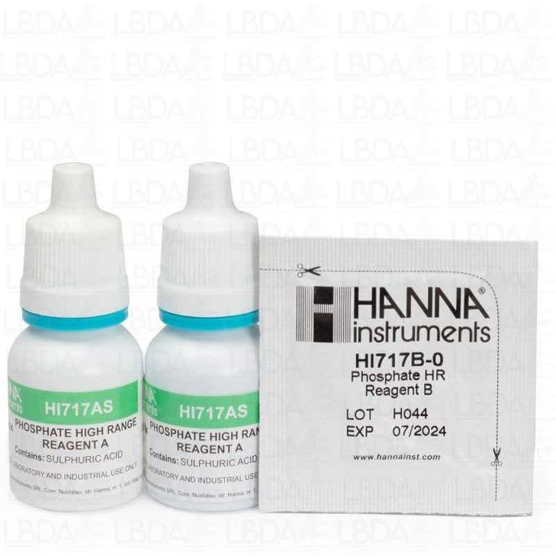 HANNA INSTRUMENTS HI717-25 Réactifs phosphates, gamme large pour Mini-photomètre Checker HI717