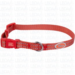 PETNOVA Collier Réfléchissant pour chien - Coloris Rouge