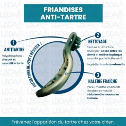 VETOCANIS Friandises Anti-Tartre - Chien de 2-10 kg