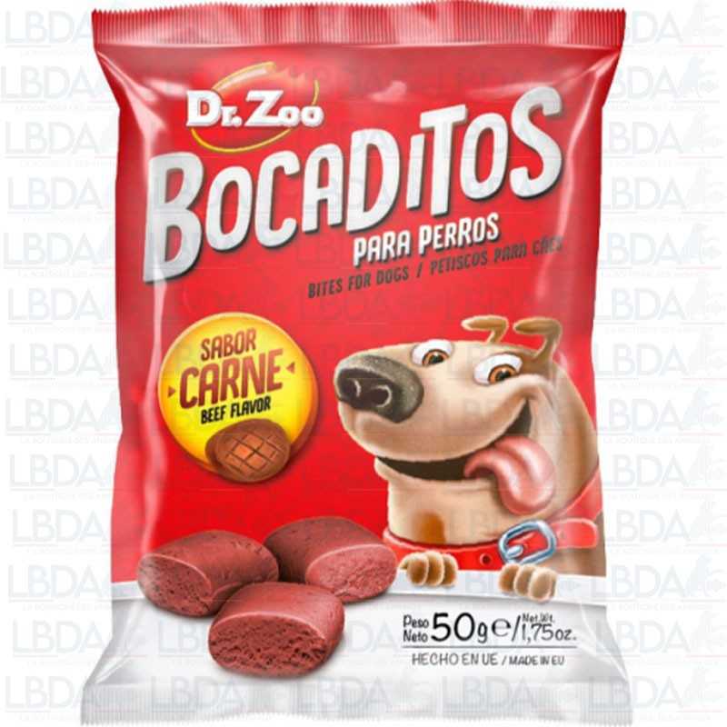 Bocaditos con sabor a carne de res Dr. Zoo Dog Treats